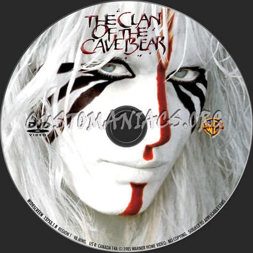 Clan of the Cave Bear dvd label