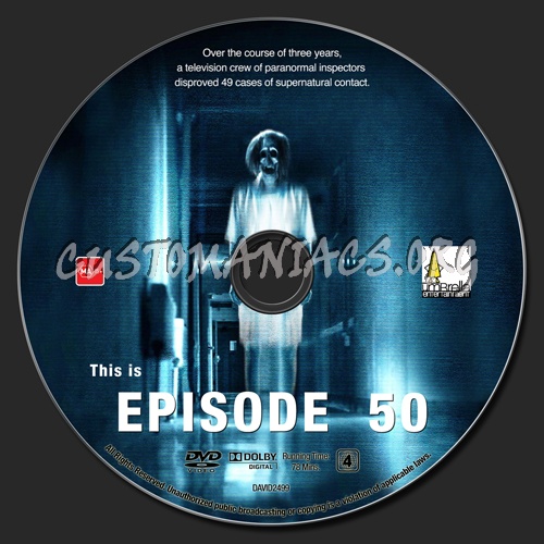 Episode 50 dvd label