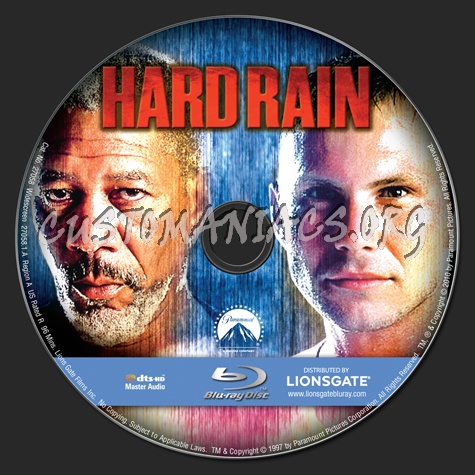 Hard Rain blu-ray label