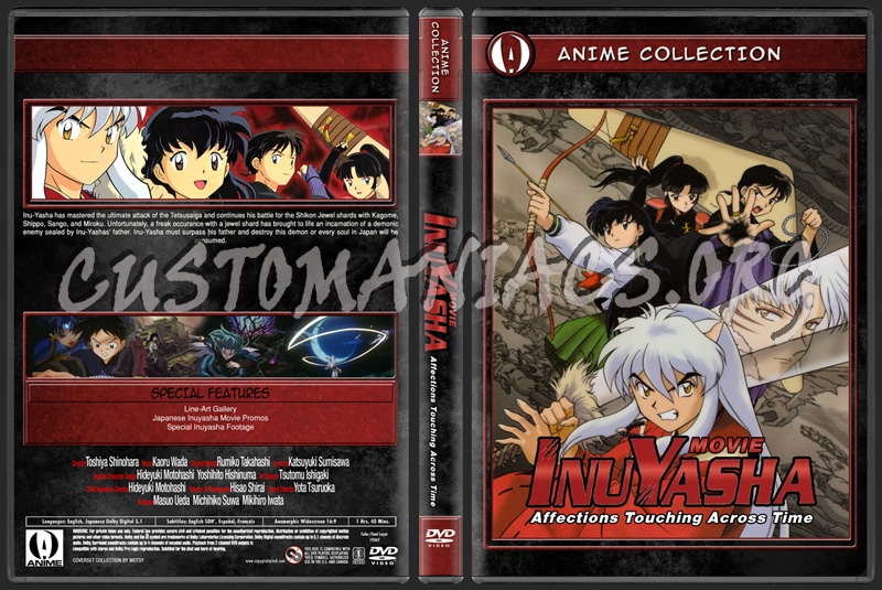 Anime Collection Inuyasha Movie 1 Affections Touching Across Time dvd cover