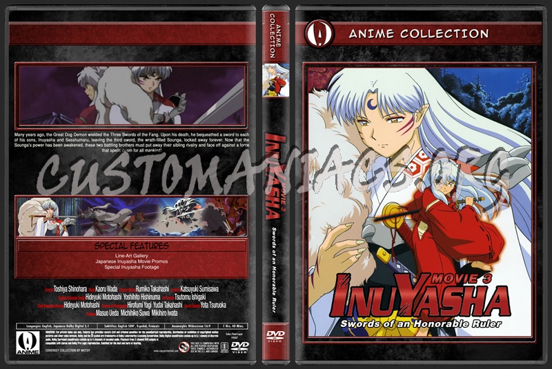 Anime Collection Inuyasha Movie 3 Swords Of A Honorable Ruler dvd cover