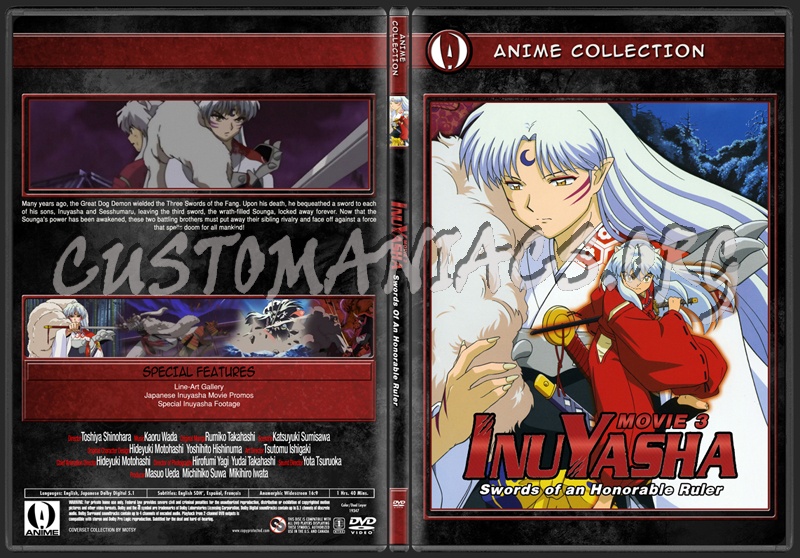 Anime Collection Inuyasha Movie 3 Swords Of A Honorable Ruler 