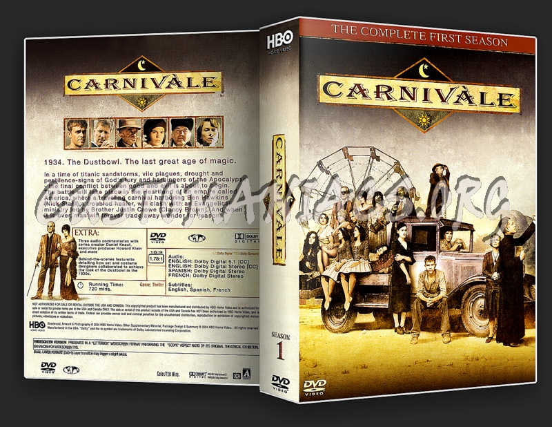 Carnivale The Complete First Season dvd cover