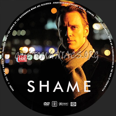 Shame dvd label