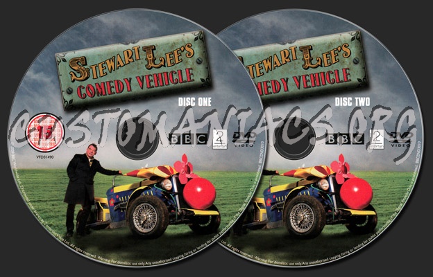 Stewart Lee's Comedy Vehicle - Series 1 dvd label