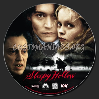 Sleepy Hollow dvd label