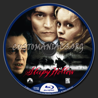 Sleepy Hollow blu-ray label