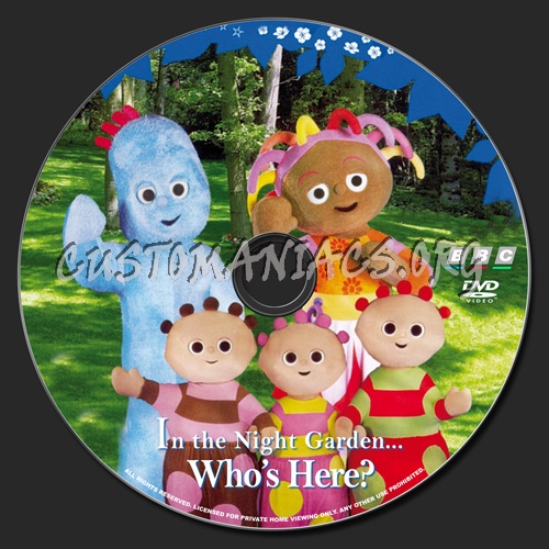 In the Night Garden.... Who's Here? dvd label
