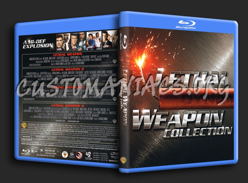 Lethal Weapon Collection blu-ray cover