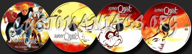 Jonny Quest Season 1 dvd label
