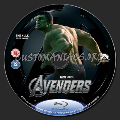 The Avengers blu-ray label