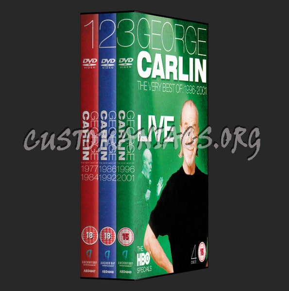 George Carlin - The Very Best Of: 1-3 dvd cover