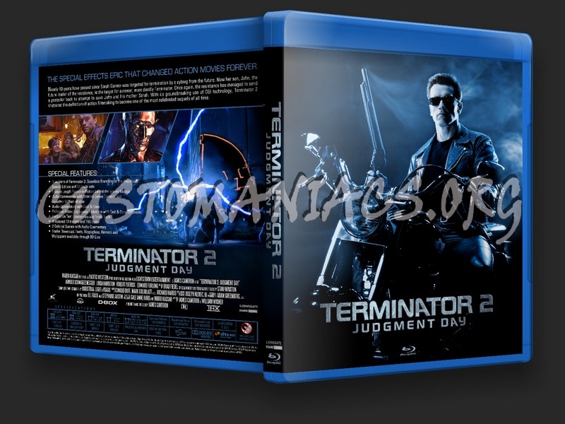 Terminator 2 blu-ray cover - DVD Covers & Labels by Customaniacs, id
