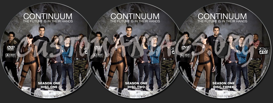 Continuum Season One dvd label