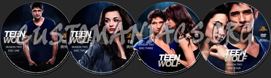Teen Wolf Season 2 dvd label