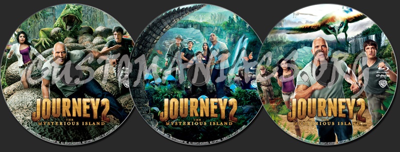 Journey 2: The Mysterious Island blu-ray label