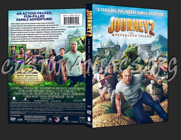 Journey 2 The Mysterious Island dvd cover