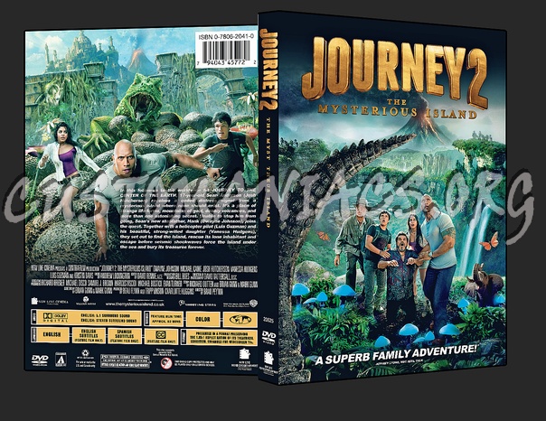 Journey 2 The Mysterious Island dvd cover