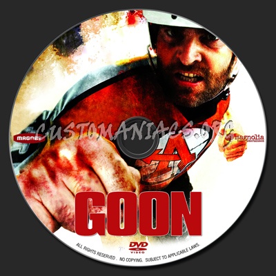 Goon dvd label