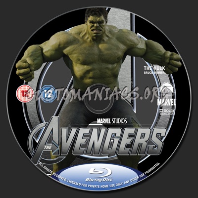 The Avengers blu-ray label