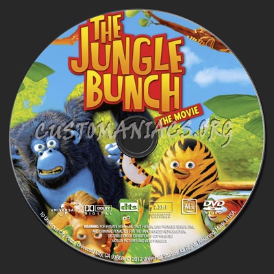 The Jungle Bunch The Movie dvd label