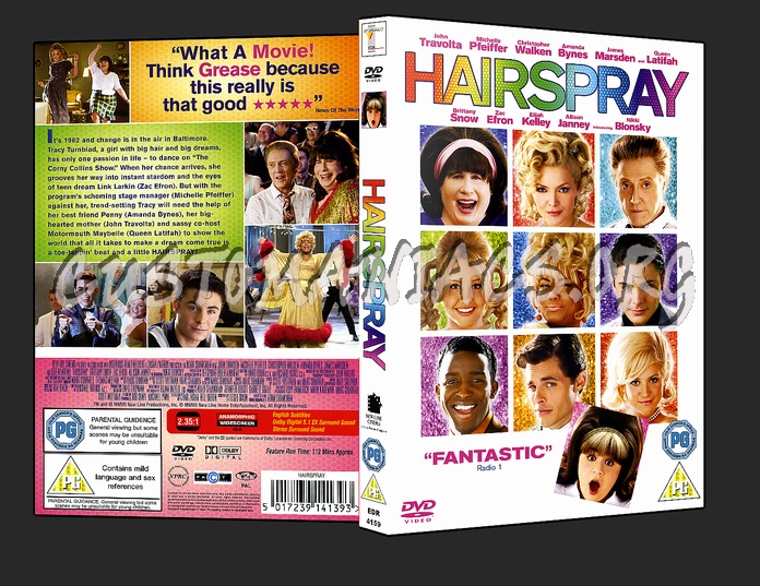 Hairspray dvd cover