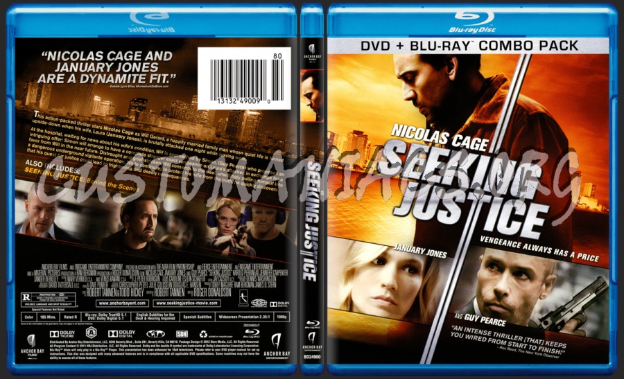 Seeking Justice blu-ray cover