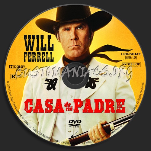 Casa de mi Padre dvd label