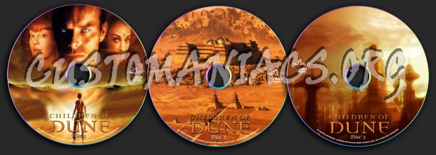 Children of Dune dvd label