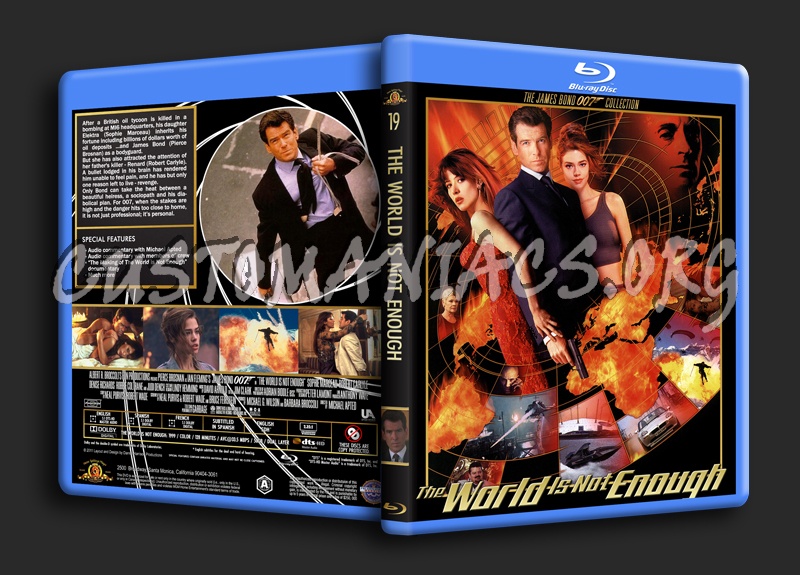 The World is Not Enough blu-ray cover