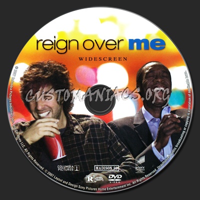 Reign Over Me dvd label