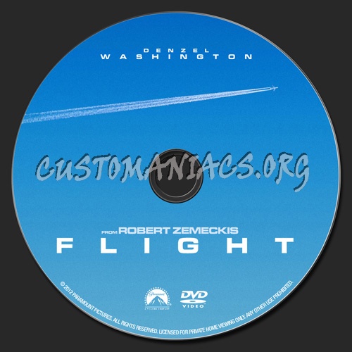 Flight dvd label