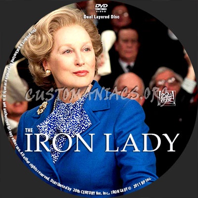 Iron Lady dvd label