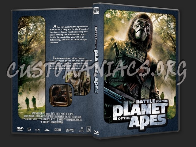 Battle for the Planet of the Apes dvd cover