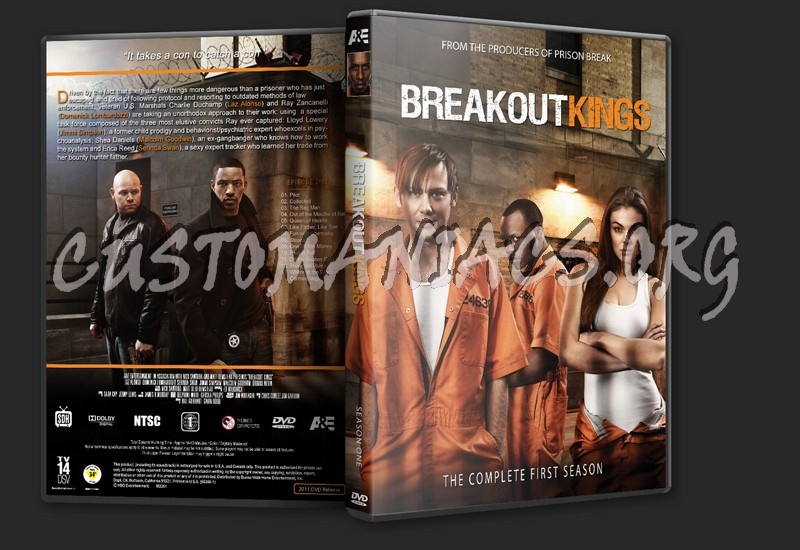 Breakout Kings Seasons 1 and 2 dvd cover