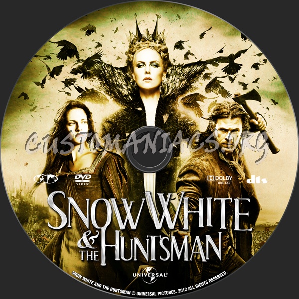 Snow White And The Huntsman dvd label