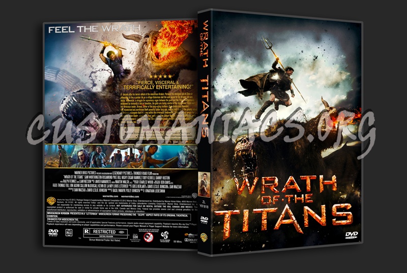 Wrath of the Titans dvd cover