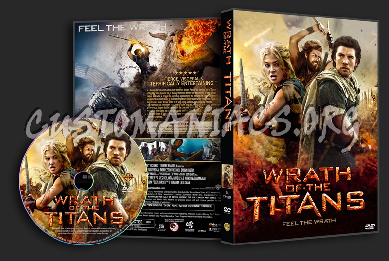 Wrath of the Titans dvd cover