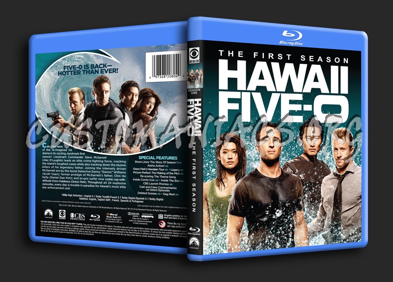 Hawaii Five-O Season 1 blu-ray cover