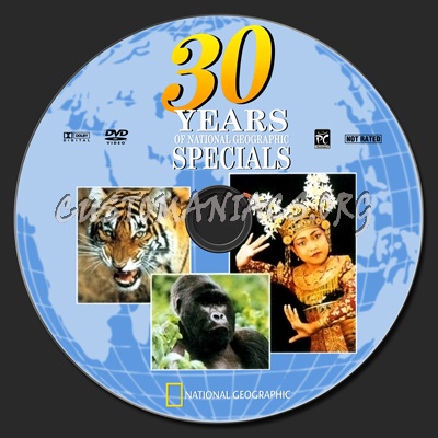National Geographic: 30 Years of National Geographic Specials dvd label