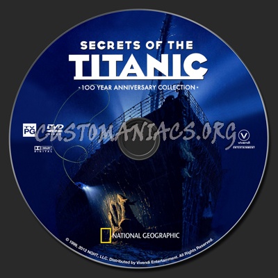 National Geographic: Secrets of the Titanic dvd label