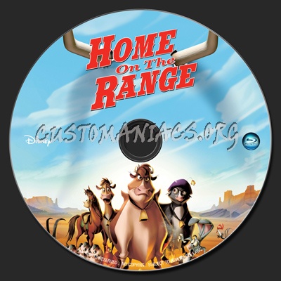 Home On The Range blu-ray label