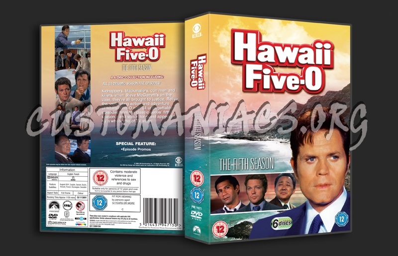 Hawaii Five-O Season 5 dvd cover