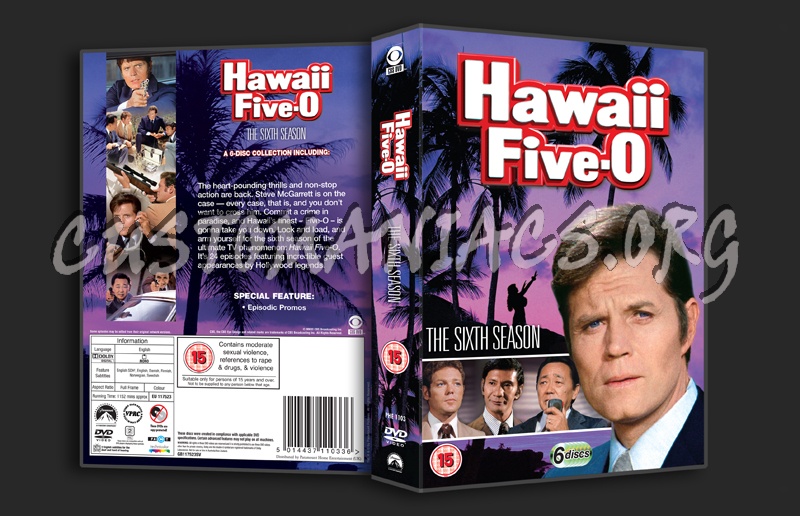 Hawaii Five-O Season 6 dvd cover