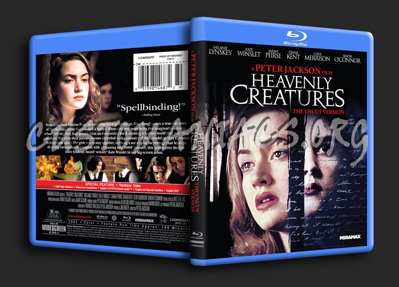 Heavenly Creatures blu-ray cover