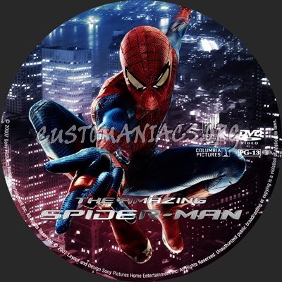 The Amazing Spider-Man dvd label