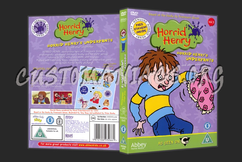 Horrid Henry's Underpants dvd cover