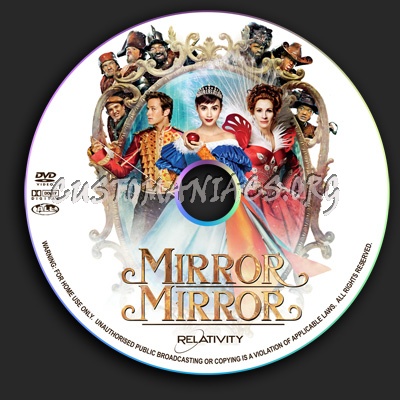 Mirror Mirror dvd label