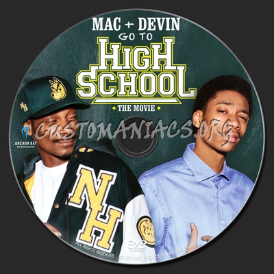 Mac & Devin Go To High School The Movie dvd label