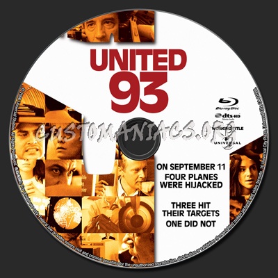 United 93 blu-ray label